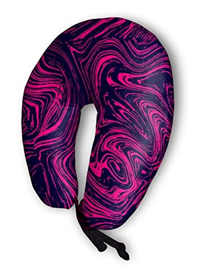 DREAMVIO Velvet Printed U Shaped Travel Neck Pillow/Cushion/Neck Support Pillow, Soft Cushion for Neck - 16"X16", Style 21 (Multicolor) - Image 5